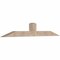 Ekena Millwork Portland Smooth Timber Gable Bracket, Douglas Fir, 84"W x 14"H x 5 1/2"D x 5 1/2"F, 4/12 Pitch GBW084X14X0606POR00SDF - alternate 2